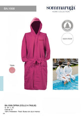 SOMMARUGA ACCAPPATOIO DONNA XL CIPRIA BA.1008.CIPRIA.XL IN MICROFIBRA